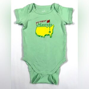 MASTERS KIDS Unisex Baby "My First Masters" Golf Mint Green One Piece 12-18M